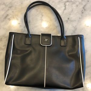 Courreges Leather Tote